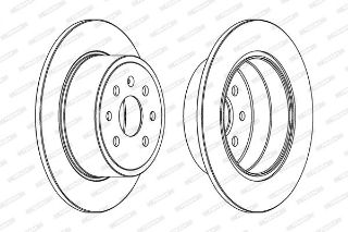 FREN DİSKI ARKA (4D 270MM) VECTRA B  95- resmi