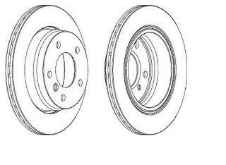 FREN DİSKİ ARKA BM E46 96-02 resmi