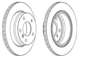 FREN DİSKİ ARKA BM E46 96-02 resmi