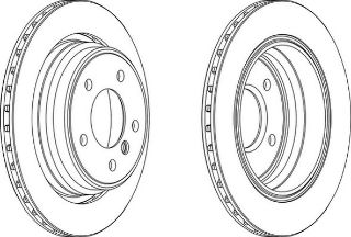 FREN DİSKİ ARKA BM E39 96-03 resmi