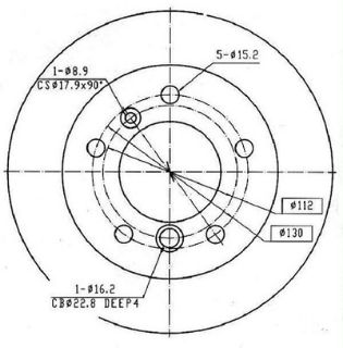 FREN DİSKİ ARKA OM601.943 -OM602.980,984 -OM611.981,987 -OM612.981 -2DM,2DX0FE,2DX0AE SPRT.CDI-VW.LT.28,35/46 95-00,00-06 resmi