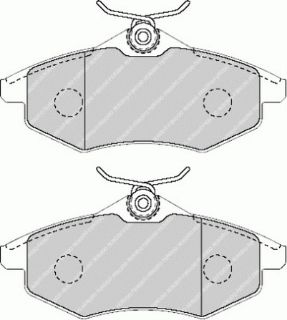 ÖN  FREN BALATASI CITROEN C2 C3 C3 PLURIEL 1.1 1.4I 1.6HDI 03- resmi