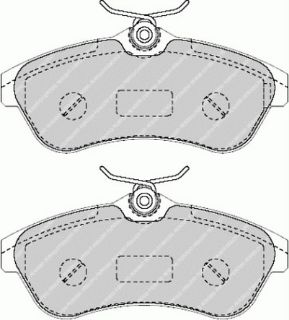 ÖN  FREN BALATASI CITROEN C2 C3 1.4 1.6HDI 90HP 1.6 16V 1.6HDI 1.6VTR 03- resmi