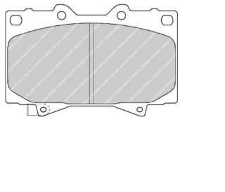 ÖN  FREN BALATASI LANDCRUISER TD 4.2 4.7 98-08 LEXUS 01-08 resmi