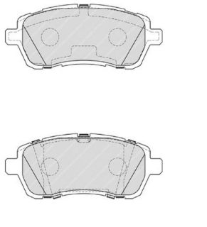 ÖN FREN DİSK BALATA ( FORD : FİESTA 2008- ) (MAZDA-2 08>12  ) resmi