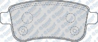 FREN BALATASI ARKA-(RENAULT:  MEGANE III - SCENIC III - GRANDE SCENIC III 08- ) “elektronik park sistemli araçlar” resmi