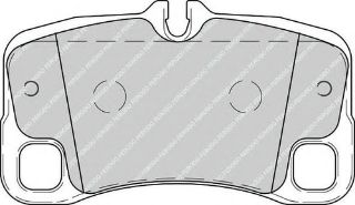 FREN BALATASI ARKA (130MM) PORSCHE  911  08-12 resmi