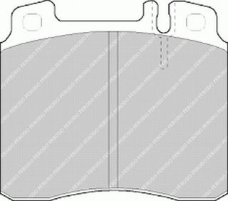 ÖN  FREN BALATASI S-CLASS W140 S280 300 SE S420 S500 S600 600 SE S300 TURBO D S350 TURBO D 91-98 U:100MM Y:86MM K:18.5MM resmi