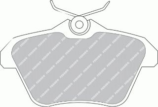 FREN BALATASI ARKA (90MM) 156 166 TUM MODELLER 00- resmi
