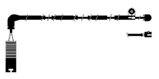 FREN İKAZ KABLOSU ARKA (1220MM)  RANGE ROVER III 3.0 - 3.6 02 - resmi