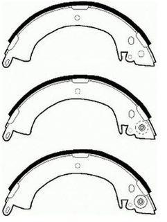 PABUCLU BALATA (254X51MM) L200 L300 87- resmi