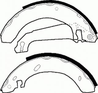 PABUCLU BALATA (203X38MM) ESCORT V VI   90- resmi
