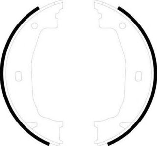 PABUCLU BALATA (161X20MM) E46   E87  04 - resmi