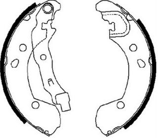 FREN PABUC ARKA-(RENAULT: CLIO III/NISSA: MICRA-K12 03>10/NOTE 07>10 ) LEVYELI resmi