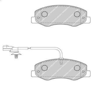 FREN BALATASI ARKA (163MM) MOVANO B  10- (CIFT TEKER) resmi