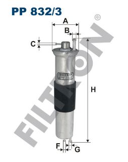 YAKIT FİLTRESİ N40-N42-N45-N46-M54 E46 02-05 resmi