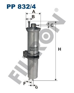 YAKIT FİLTRESİ BMW 7 E65/E66 750İ 367HP 04/05-08/08 resmi