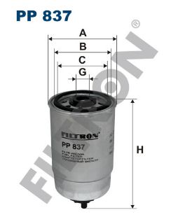 YAKIT FİLTRESİ X15D-X15TD-17D-X17D CORSA B COMBO B ASTRA F VECTRA A FRONTERA A OMEGA B TRAFIC BOXER PALIO DUCATO ERA 89-01 resmi