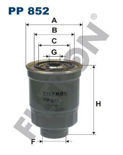 YAKIT FİLTRESİ OPEL CAMPO 2.5 D 76HP 90-94 resmi