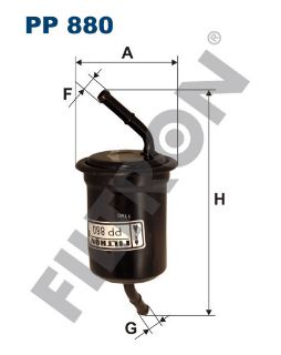 YAKIT FİLTRESİ MAZDA 323C IV 1.3-1.3 16V-1.8 89-94 1.6 93-00 resmi