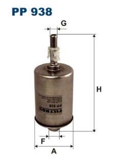 YAKIT FİLTRE OPEL SİNTRA 2.2İ-3.0İ-VAUXHALL SİNTRA 450905979-FF0163 resmi
