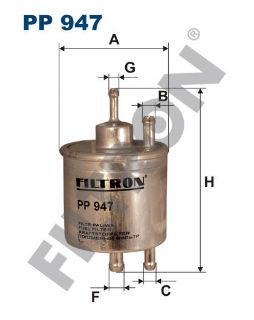 YAKIT FİLTRESİ MERCEDES A SERİSİ W168 A140-A160-A190-A210-VANEO 1.6-1.9 97 resmi