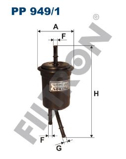 YAKIT FİLTRESİ KİA MOTORS RİO I DC 1.3İ 16V 75HP 05/00-10/05 resmi