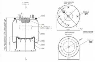 DİNGİL KÖRÜĞÜ KOMPLE METAL PİSTONLU DAF-RENAULT-KASSBOHRER-MERITOR-SAF resmi