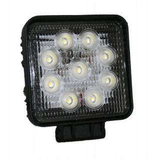 CALISMA LAMBASI 9 LEDLİ KARE 27W 12V 24V resmi