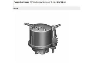 YAKIT FİLTRESI MAZOT P206 1.4 HDI FİESTA 1.4 TDCI resmi