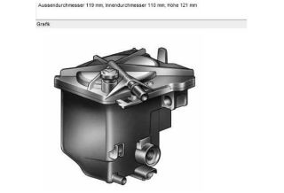 YAKIT FİLTRESI  FORD FOCUS CMAX 1.6TDCI 04-> PEUGEOT P206 P207 P307 1.6HDI CITROEN C3 C4 C5 JUMPY 1.6HDI resmi
