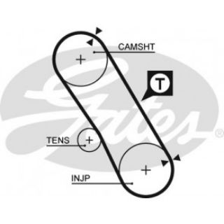TRİGER KAYIŞI 076X190 NİSSAN ALMERA 2.0D 8V 95-00 -CHERRY 1.7D 8V 872-86 -PRIMERA 2.0D 8V CT933 resmi