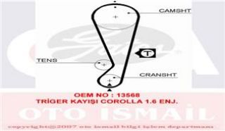 TRİGER KAYIŞI COROLLA 1.6 ENJ. (GD117H8P210) resmi