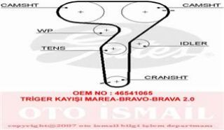 TRİGER KAYIŞI MAREA-BRAVO-BRAVA 2.0 resmi