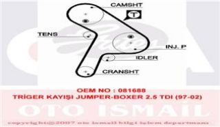 TRİGER KAYIŞI JUMPER-BOXER 2.5 TDI 97-02 GD147H9.5P320 resmi