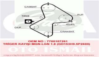 TRİGER KAYIŞI MGN-LGN 1.8 (GD153H9.5P260II) resmi