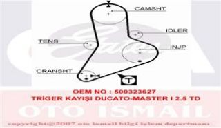 TRİGER KAYIŞI DUCATO-MASTER I 2.5 TD   #### resmi