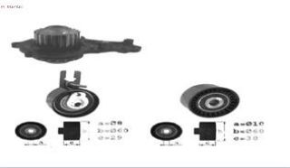 TRİGER SETİ+SU POMPASI (144X254) 206/307/BİPPER/C1/C2/C3/NEMO/FIESTA-FUSION 1.4 HDI TDCI 02>10> resmi