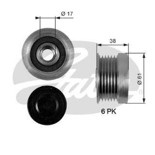 ALTERNATÖR RULMANI VOLVO C70 98-05 S40 2.4 04 S60 01 10 S80 98-06 S70 V70 XC70 XC90 resmi