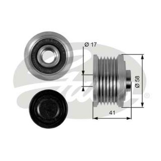 ALTERNATÖR RULMANI STILO 1,9 D - JTD  DOBLO 1,6 JTD  ( ICI INA MARKA ) resmi