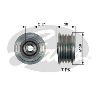 ALTERNETOR KASNAGI MINI R50 R53 HYUNDAI H1 KIA SORENTO 2,5 CRDI resmi