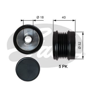 ALTERNATÖR KASNAĞI RULMANLI MERCEDES BENZ A160 15 A220 4 MATIC 14 A250-A250 4 MATIC 15 resmi