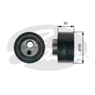 X EKSANTRİK GERGİ RULMANI AYARLI P206-P306-P307-P406-BERLİNGO-JUMPER-JUMPY-DUCATO-XSARA 2.0 HDI resmi