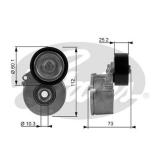 V KAYIŞ GERGİ RULMANI 1.9 DW8 BERLINGO/PARTNER/JUMPER/JUMPY/BOXER 03- resmi