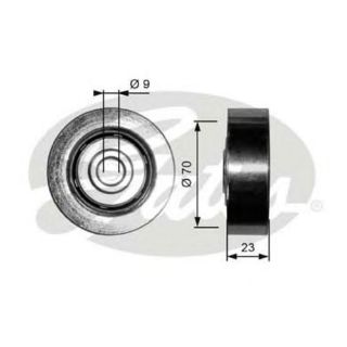 V KAYIŞ GERGİ RULMANI BMW E28 E39 E46 M47 M57 LANDROVER FREELANDER 2.0 TD4 OMEGA B resmi