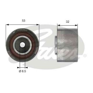X EKSANTRİK GERGİ RULMANI VOLVO S40 06 10 S80 S60 XC70 XC90 C30 06-10 V40 12 V50 V60 XC60 V resmi