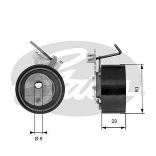 TRIGER GERGI RULMANI ( PEUGEOT : 206 307 1.4 16V 03 - > CITROEN : C2 C3 C4 ) resmi