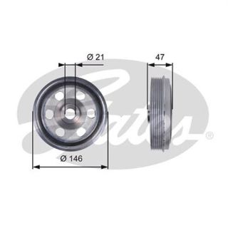 KRANK KASNAĞI DUCATO-BOXER-JUMPER 2.8D-JTD-HDİ 98-02 KLİMASIZ resmi