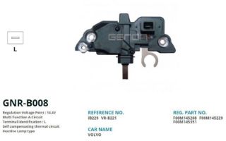 ALTERNATÖR KONJEKTOR BOSCH TİP 12V VOLVO S40 - S60 - S80 - V40 - V70 - XC90 JEEP 2.0-2.4 WD (L) resmi