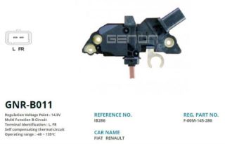 ALTERNATÖR KONJEKTOR BOSCH TİP 12V CITROEN C3 1.4-1.6 HDI / C4 1.6-2.0 HDI / PEUGEOT 206 1.6 HDI / 307 1.6-2.0 HDI (L. FR) resmi